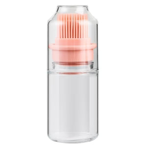 Portable Oil Bottle with Brush Silicone Barbecue Liquid Gadgets High-temperature Kitchen