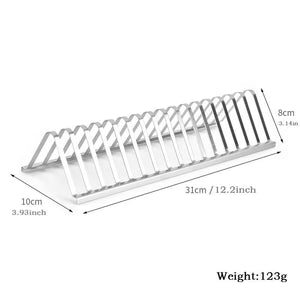 Stainless Steel Barbecue Grill Holder Smoking Rib Racks Grilling BBQ Accessories Outdoor Roasting